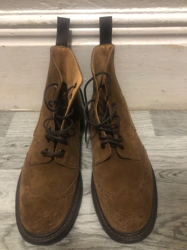 Trickers brown suede - , brogue