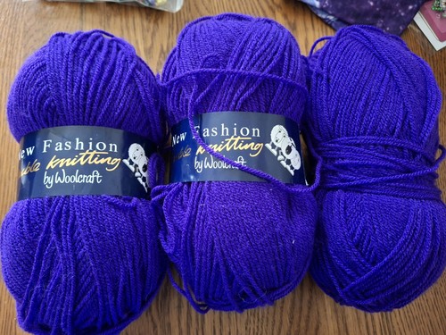 300g purple woolcraft new - woolcraft,