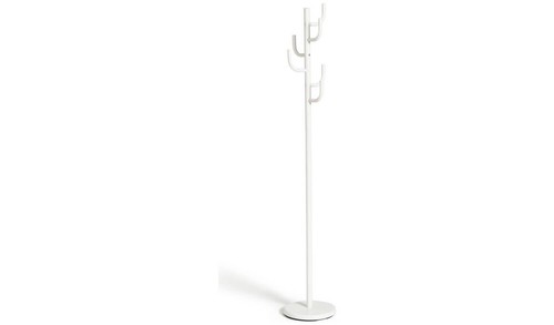 Steel coat stand white - coat,