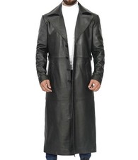Men's Black Duster Full Length