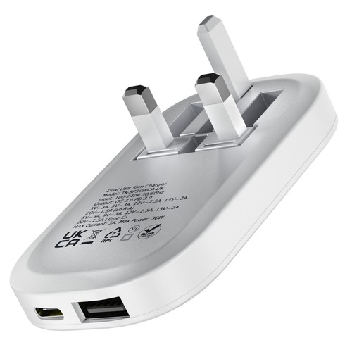 Slim plug 30w usb fast - slim,