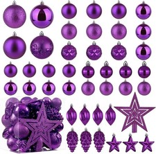Christmas decorations balls Tree Ornaments including Balls Stars and Tree Topper
