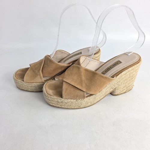 Zara suede espadrille mules - espadrille,