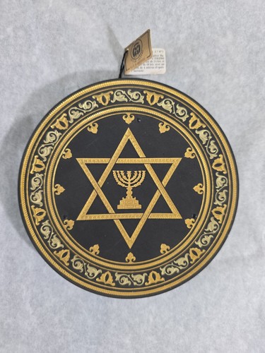 Damascene gold star - gold, david