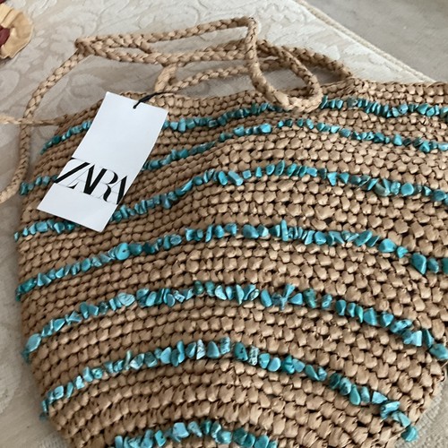 Zara straw bag - zara, with