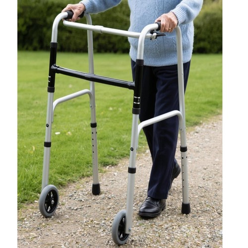 Folding walking frame - folding,