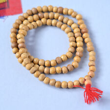 Tibetan Buddhist Wooden Prayers Mala Beads