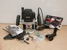 Trend T7EK 1/2" 2100W Trade Plunge Router 240V Kit + SS11 6PCE CUTTER SET