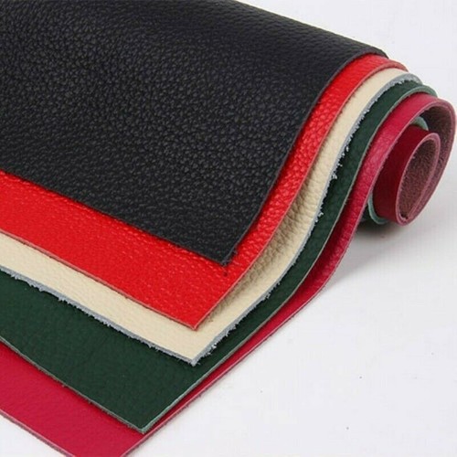 Leather fabric real - leather, genuine