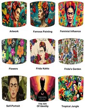 Preppy Frida Kahlo Lampshades Frida Kahlo Tropical Jungle Wall Murals Wallpaper
