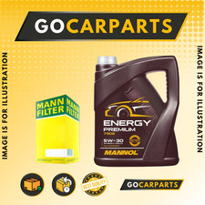 FOR Toyota Urban Cruiser 1.4 D-4D 4WD 2009>2014 MANN OIL SERVICE KIT 5W-30 5L