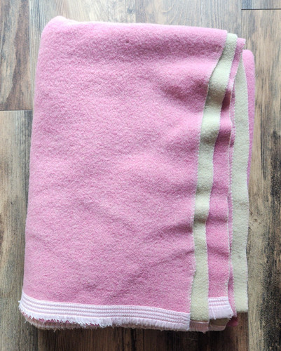 Vintage cream pink wool - vintage,