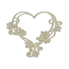 Flower Heart Carbon Steel Die Cut For Card Making Scrapbooking Memory Book
