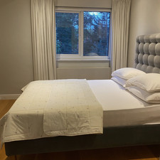 Vintage Quilted Bedspread Beige-Yellow Floral 200×185 cm | For Craft / Upcycling