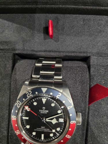 Tudor black bay gmt pepsi - bay, "pepsi"