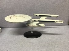 Rare Eaglemoss Star Trek with Stand USS Enterprise NCC 1701 A with stand T4039