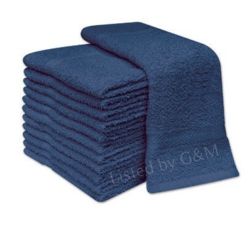 Navy 100 cotton face - navy, cloths