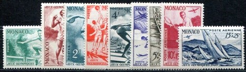 Monaco 1948 339 347 - 1948, mint