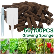 Grow Sponges for Hydroponic Growing System, Breathable Planting Cotton Block UK