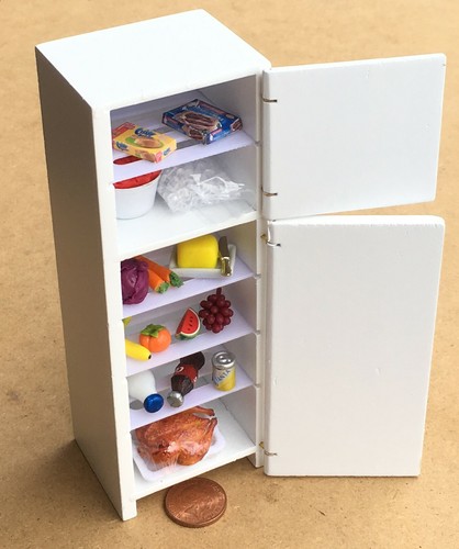 Dolls house white painted - house,