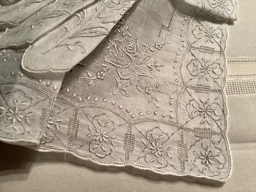 Swatow vintage linen - pr,