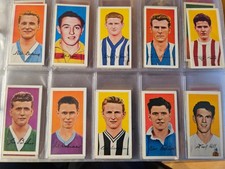 Barratt football cards, series A10, 1962, full set