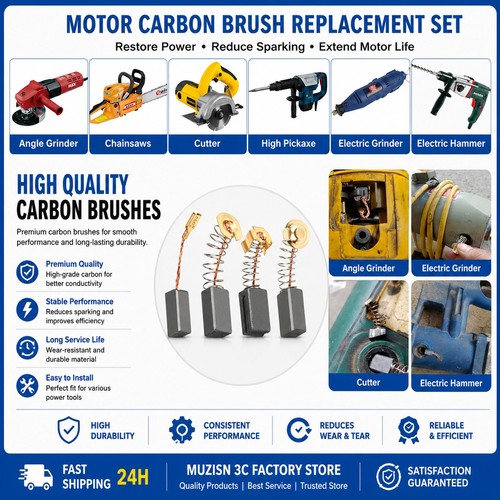 50pcs electric motor carbon - electric,