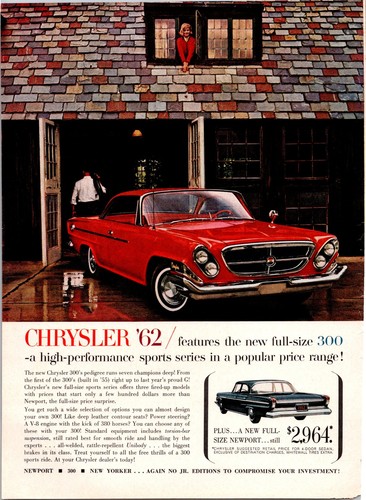 Vtg 1962 chrysler - chrysler, 300