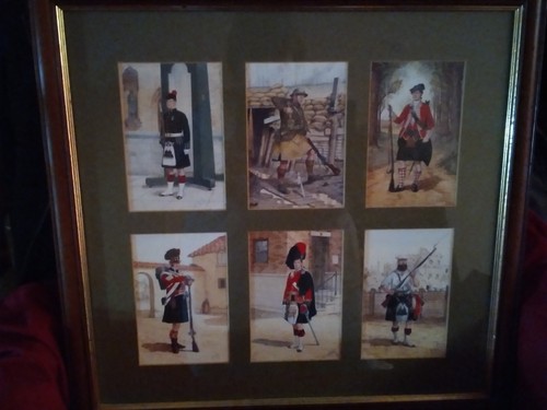 Framed post card collection - , of