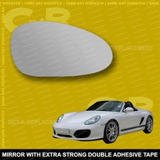For Porsche boxster wing mirror glass 09-11 Right Driver side Spherical
