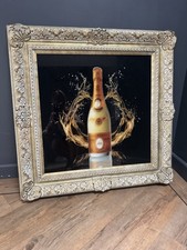 Stunning LOUIS ROEDERER CRISTAL Champagne Framed Picture Stunning Jewelled