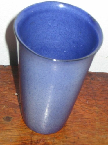 Blue porcelain studio ceramic - blue,