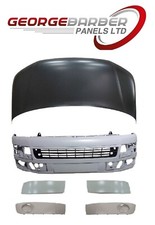 Volkswagen Transporter t5.1 Front Bumper Primed & Bumper Inserts & Bonnet