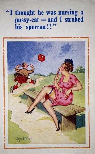 Postcard seaside comic saucy - postcard,