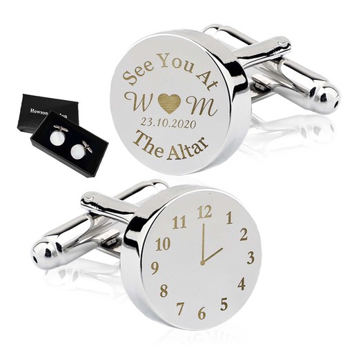 Personalised wedding cufflinks - personalised,