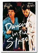 Mick Jagger and David Bowie