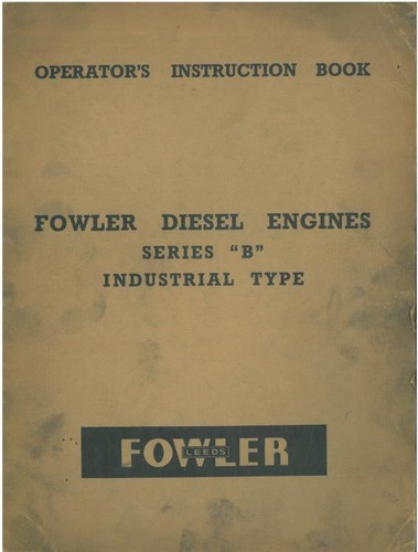 Fowler diesel engine series - fowler,