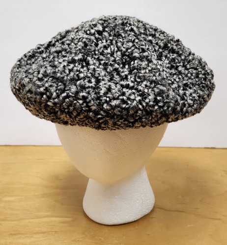 Vintage curly lambswool beret - vintage,