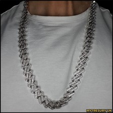 Diamond Prong Iced Cuban Chain