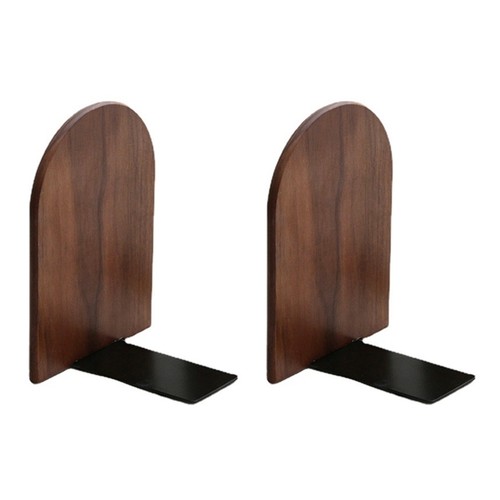Wooden bookends heavy duty - wooden,