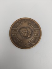Belgian Military Medal NSB FNC WW1 WW2 Warriors Association 6cm S6202