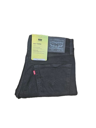 Levis 502 mens taper black - 502,