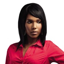 Sleek Human Hair Wig Platinum (Fringe Wig)