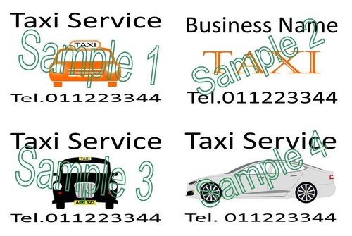 Business cards taxi - business, car