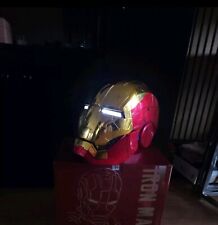 AutoKing Iron Man MK5 Helmet Mask English Voice-Control Open-Close LED Light-Up