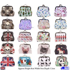 Childrens Kids Ladies Small Coin Cards Purse Tic Tac Purse Metal Clasp Purse