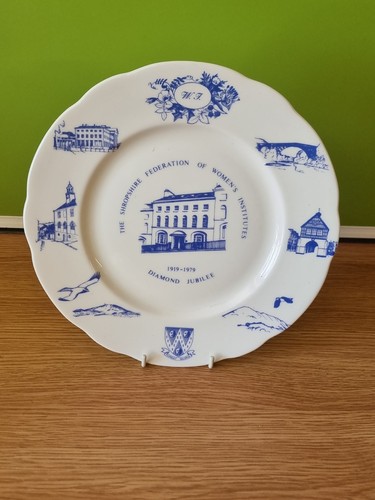 Commerative plate shropshire - plate,
