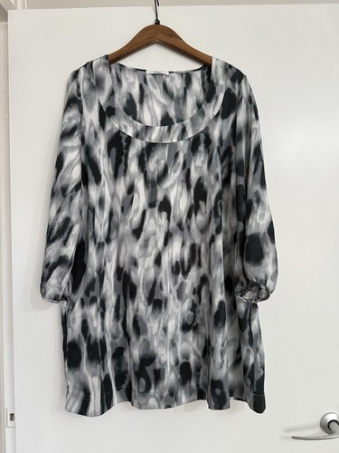 Grey abstract animal print - m&s,