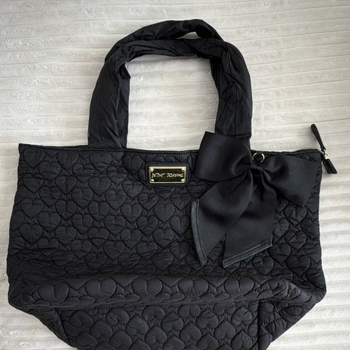 Betsey johnson black quilted - betsey,