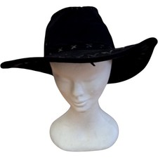 Black Leather Western Cowboy